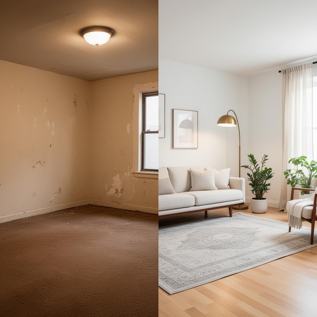 Interior Design — before and after